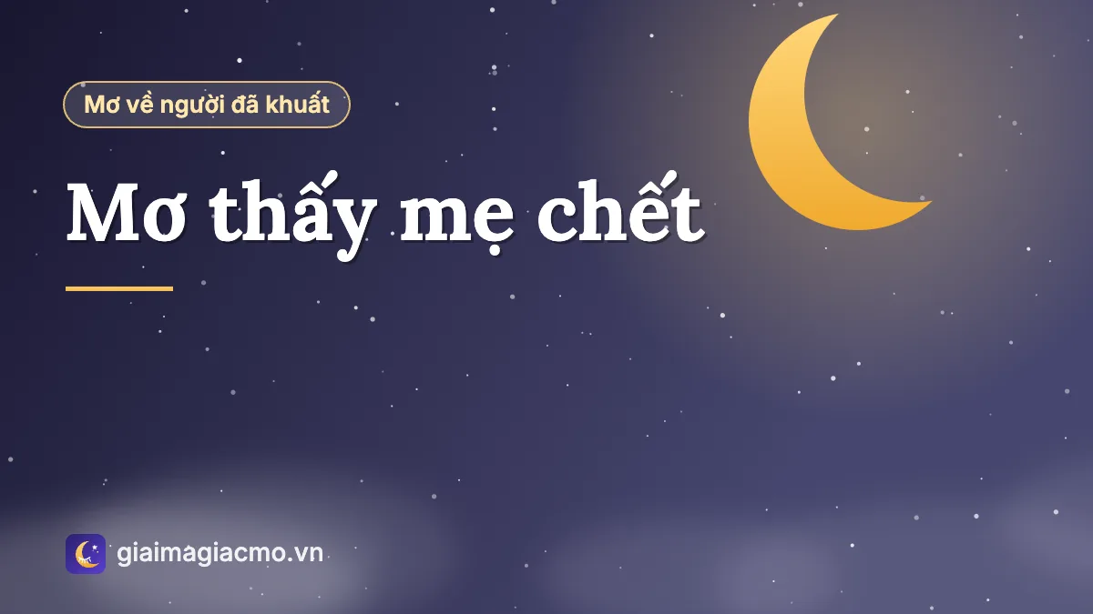 Minh hoạ giải mã giấc mơ thấy mẹ chết, người con ôm di ảnh mẹ