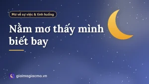 Nằm mơ thấy mình biết bay