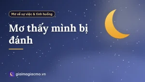 Mơ thấy mình bị đánh