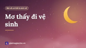 Minh hoạ giải mã giấc mơ thấy mình đi vệ sinh