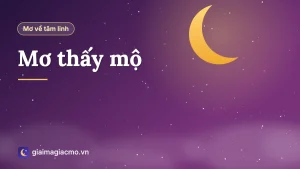 Minh hoạ giấc mơ thấy nhiều ngôi mộ và bia mộ trong nghĩa trang yên tĩnh