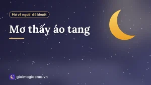 Mơ thấy áo tang