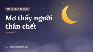 Minh hoạ người mơ tỉnh giấc lo lắng sau giấc mơ thấy người thân qua đời