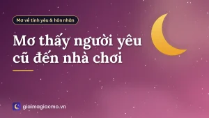 Mơ thấy người yêu cũ đến nhà chơi