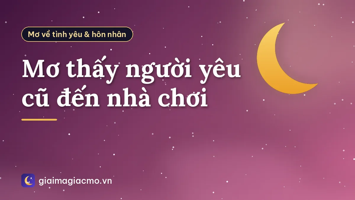 Mơ thấy người yêu cũ đến nhà chơi