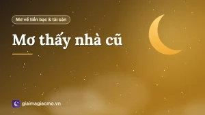 Minh hoạ giấc mơ thấy ngôi nhà cũ của mình
