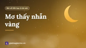 Minh hoạ giải mã giấc mơ thấy nhẫn vàng