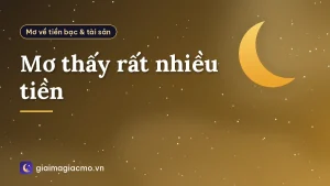 Mơ thấy rất nhiều tiền