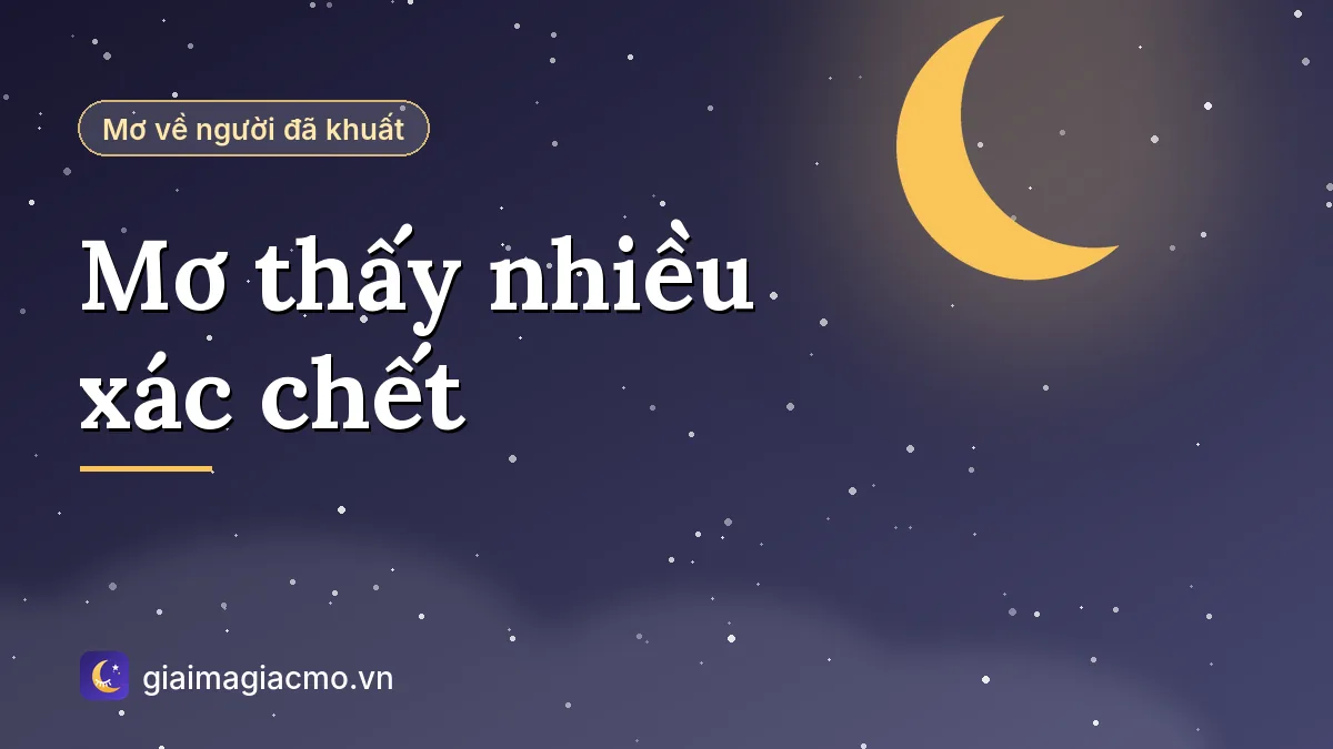 Minh hoạ giải mã giấc mơ thấy nhiều xác chết