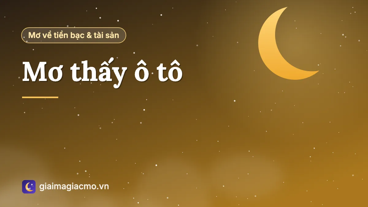 Minh hoạ giải mã giấc mơ thấy ô tô, xe hơi trên đường