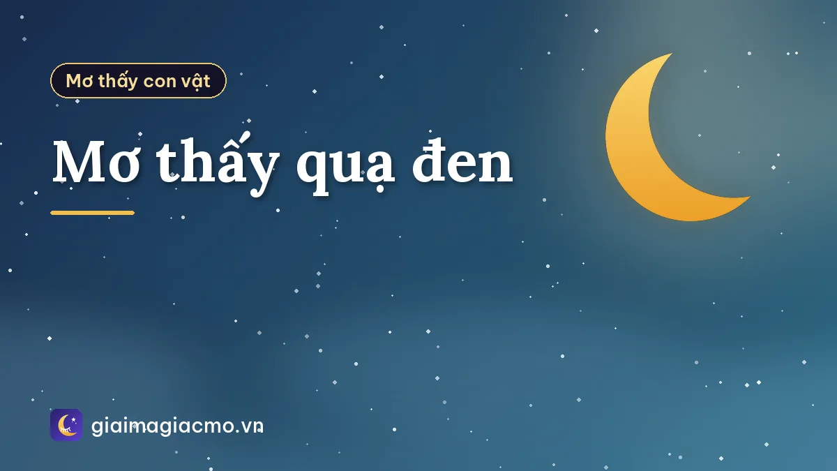 Mơ thấy quạ đen