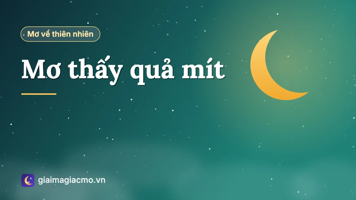 Minh hoạ cây mít sai quả với những trái mít chín trong giấc mơ