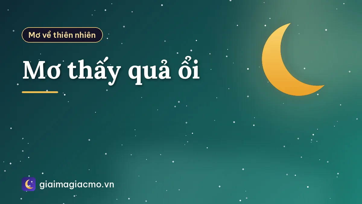 Mơ thấy quả ổi