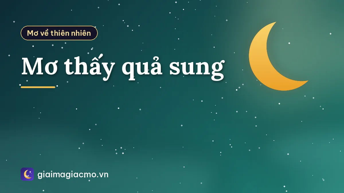 Mơ thấy quả sung