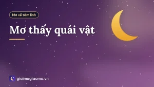 Mơ thấy quái vật