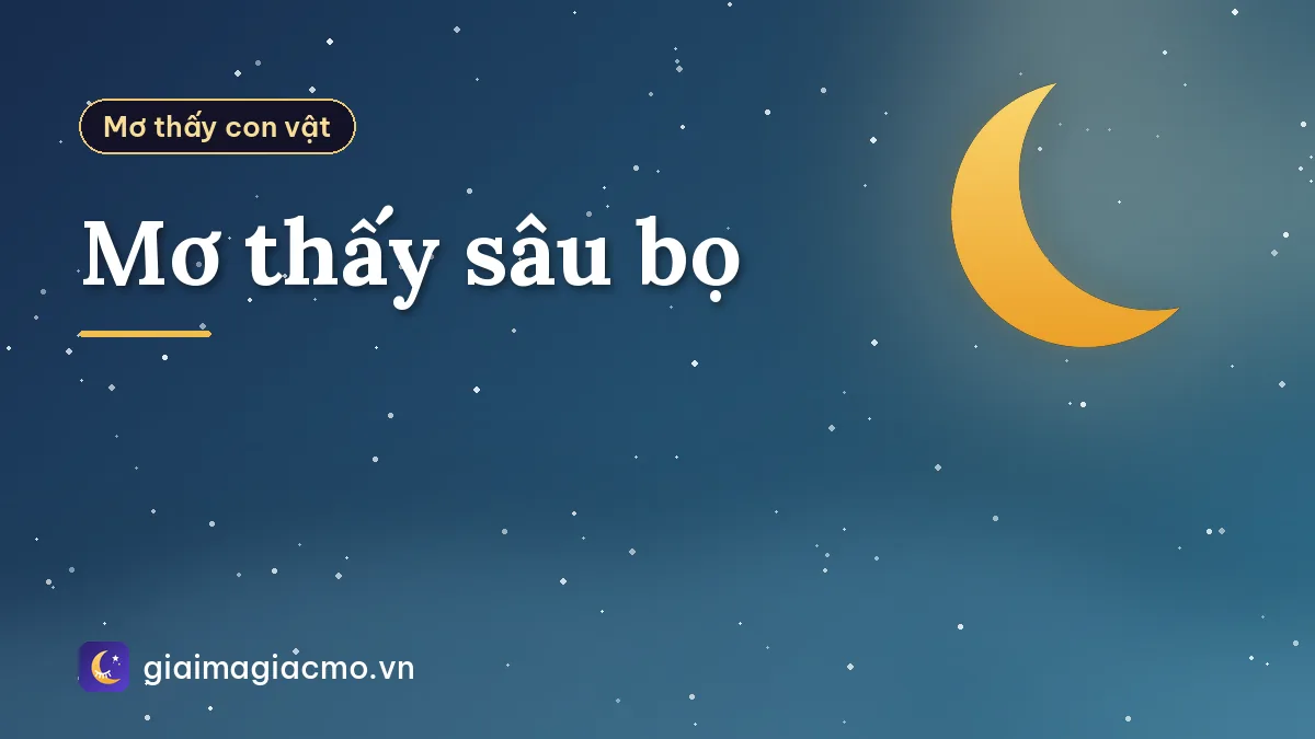 Mơ thấy sâu bọ