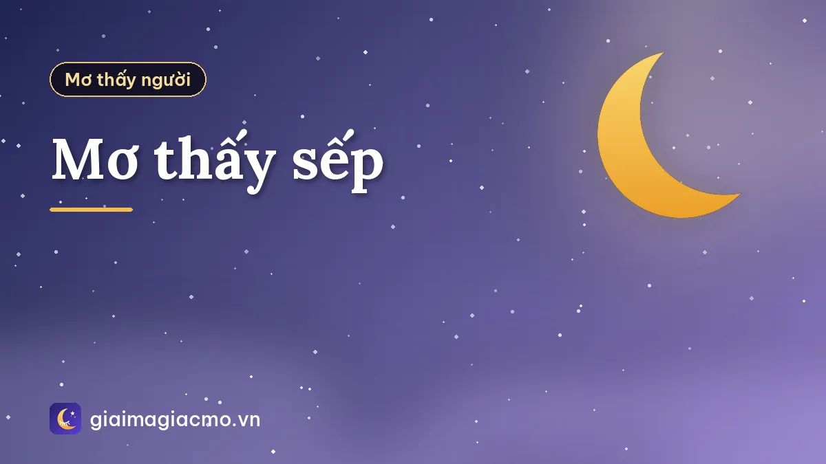 Mơ thấy sếp