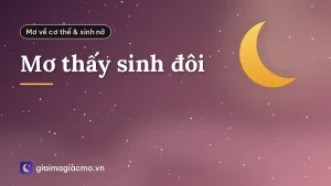 Mơ thấy sinh đôi