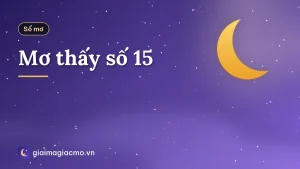Mơ thấy số 15