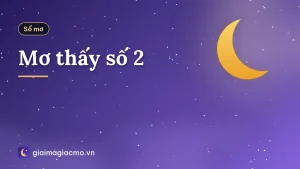 Mơ thấy số 2