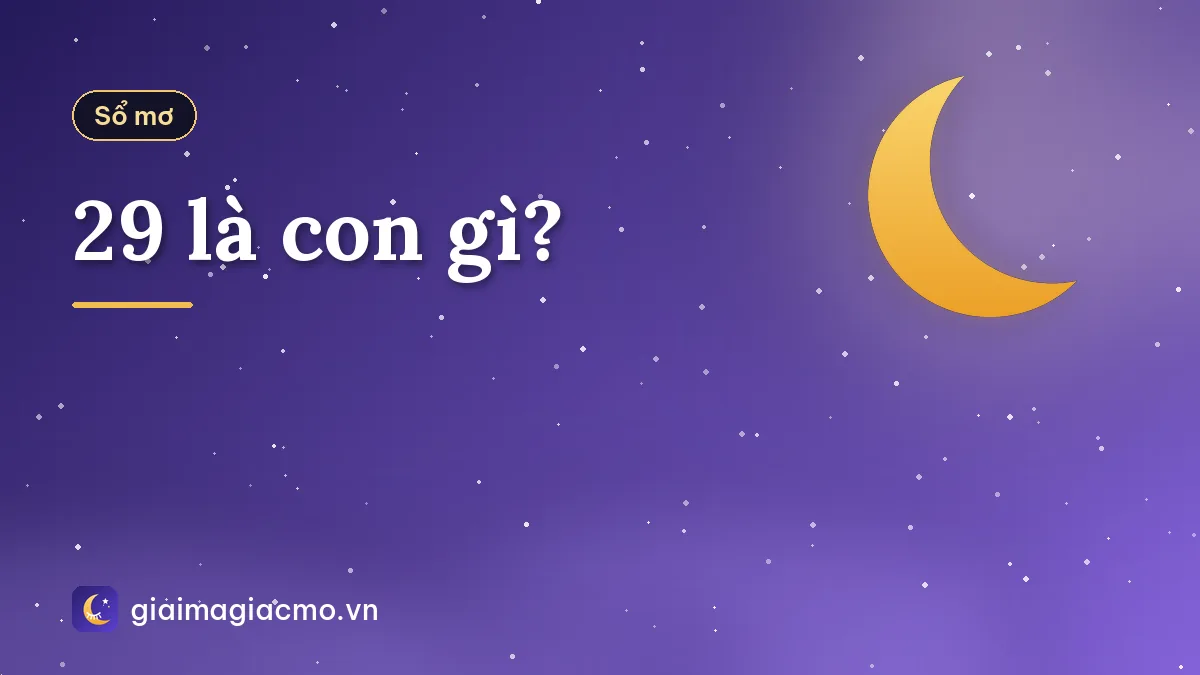 29 là con gì?