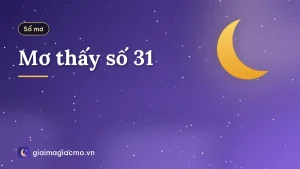 Mơ thấy số 31