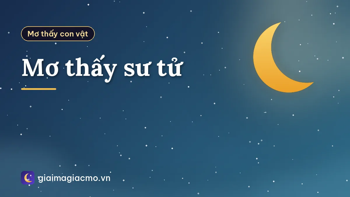 Mơ thấy sư tử