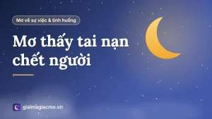 Minh hoạ giấc mơ thấy tai nạn chết người trên đường với xe cứu thương