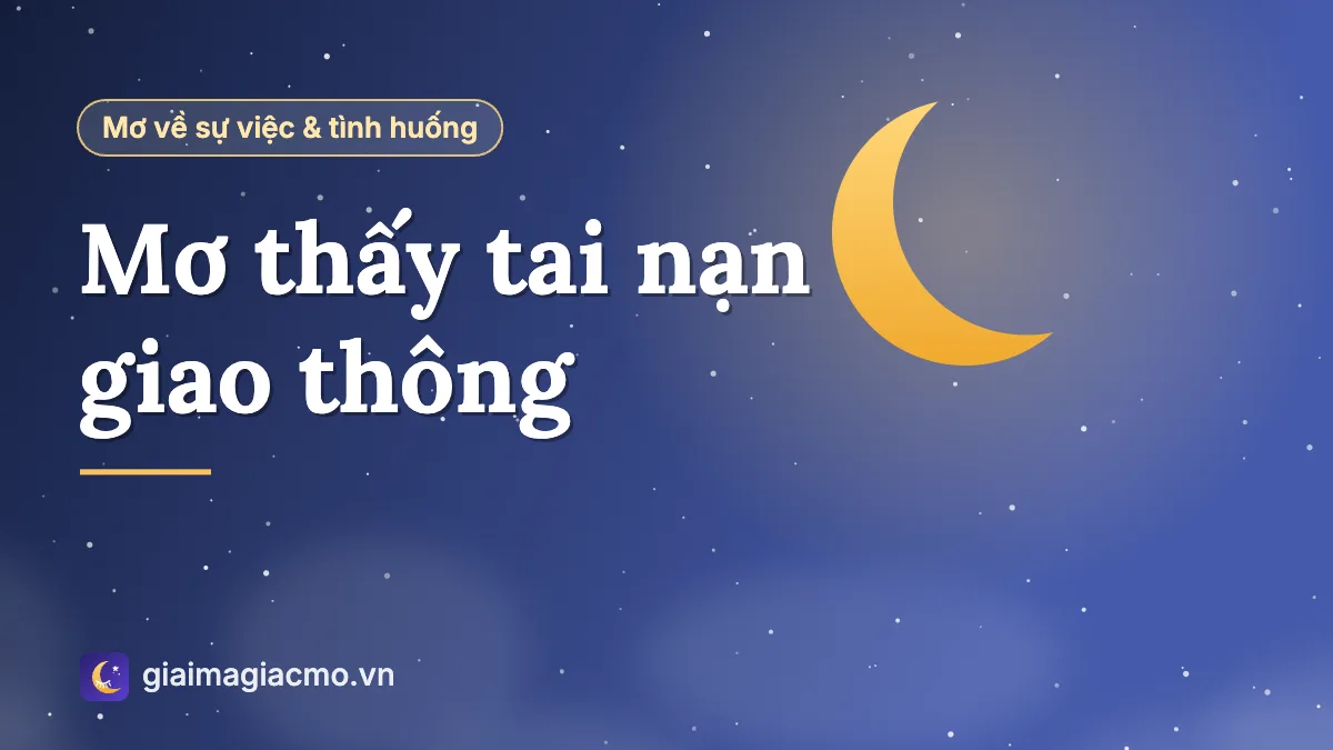 Minh hoạ giải mã giấc mơ thấy tai nạn giao thông trên đường