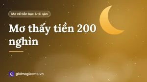 Minh hoạ xấp tiền 200 nghìn màu nâu đỏ trong giấc mơ