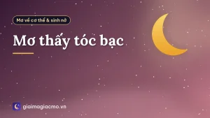 Mơ thấy tóc bạc