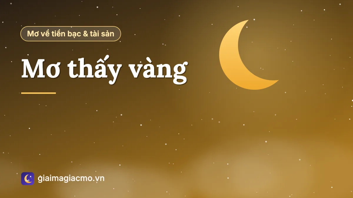 Minh hoạ giải mã giấc mơ thấy vàng, nhẫn vàng và dây chuyền vàng