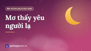 Minh hoạ giấc mơ thấy mình yêu một người lạ
