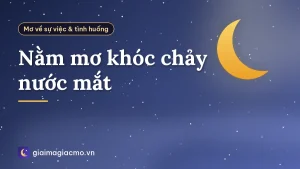 Nằm mơ khóc chảy nước mắt