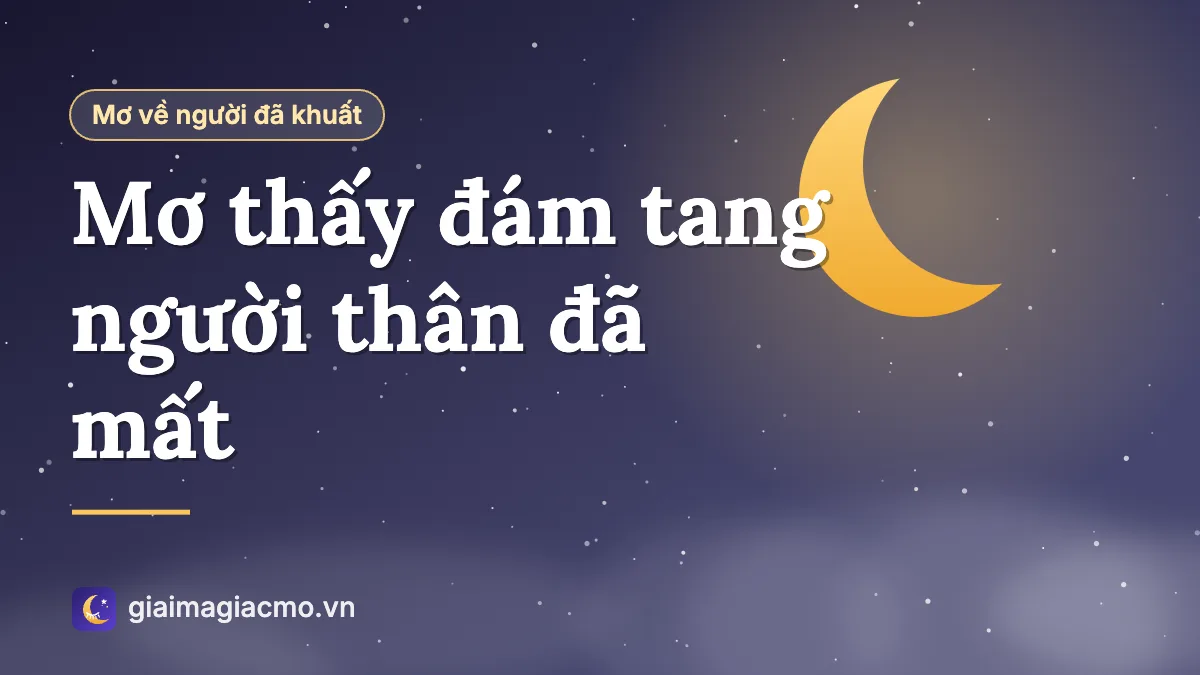 Minh hoạ giấc mơ thấy đám tang người thân đã mất, khăn tang và nén nhang