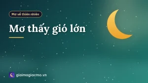Mơ thấy gió lớn