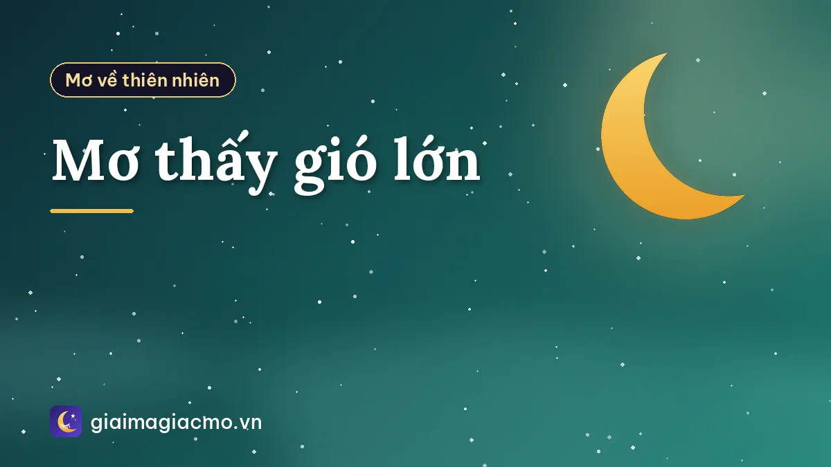 Mơ thấy gió lớn