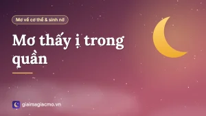 Minh hoạ giải mã giấc mơ thấy ị trong quần