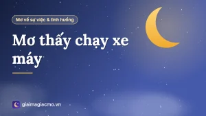 Minh hoạ giấc mơ thấy mình đang chạy xe máy trên đường