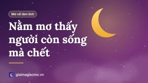 Minh hoạ giải mã giấc mơ thấy người còn sống mà chết