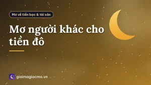 Mơ người khác cho tiền đô