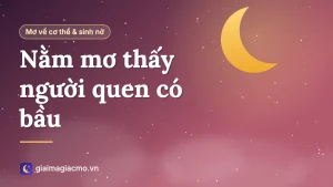 Minh hoạ giấc mơ thấy người quen đang mang thai