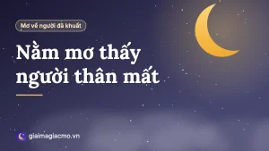 Minh hoạ người con ngồi bên giường nhớ thương người thân trong giấc mơ