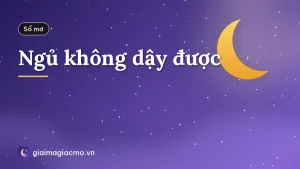 Ngủ không dậy được