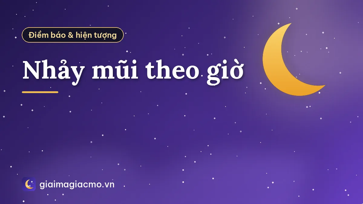 Nhảy mũi theo giờ