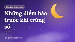 Bàn tay cầm tờ vé số kiến thiết, minh hoạ những điềm báo trước khi trúng số