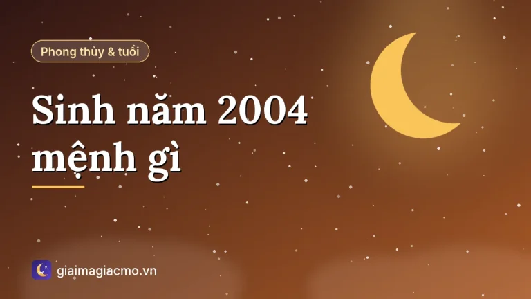 Sinh năm 2004 mệnh gì? Tuổi Giáp Thân hợp màu gì, số mấy