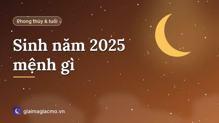 Sinh năm 2025 mệnh gì? Tuổi Ất Tỵ hợp màu gì, số mấy