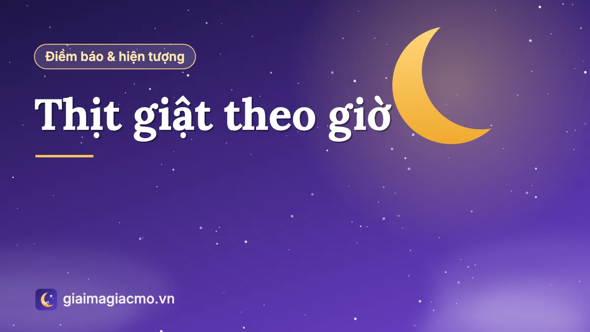 Minh hoạ cơ thể người với các vị trí thịt giật và vòng 12 canh giờ