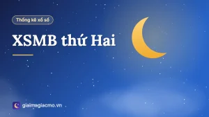 Minh hoạ bảng số liệu XSMB thứ Hai tổng hợp từ kết quả xổ số đã công bố